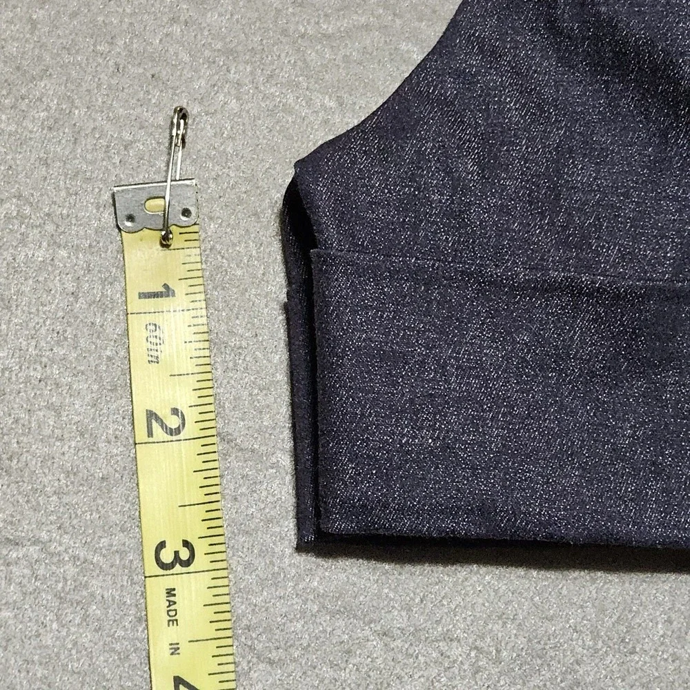 Kate Spade Shorts Women's Sz 2 Dark Blue Denim Stretch Button Accent Pockets‎